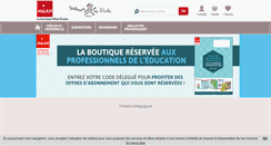 Desktop Screenshot of boutique-milan-ecoles.com